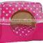 Plush Raised Dog Beds Brown Cushion