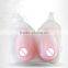 we are factory to design produce OEM shape color size logo pakage pink silicone breasts forms