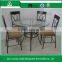 metal dining set metal table and chairs metal dining table and chiars 1+4 set
