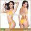 Halter Triangle Padded Top Bikini Set Swimwear Swim Suit