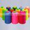 100% spun polyester yarn 40/3 5000Y dyed colors for garments