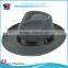 Blank promotion cheap felt hat fedora hat with woven