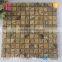 China Factory Direct Sales Cheap Natural Brown Marble Mosaic Tiles,Mosaic Wall Tile Design