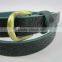 fancy cheap embossed pattern PU belt for girl