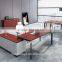 2016 Foshan front office desk office table boss grill