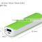 Discount!! Power bank 2600mAh Powerbank polymer external portable battery pack for all smart phone mobile