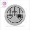 Stainless steel living floating locket plate with manufacturer