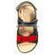 Wholesale High Quality DR14S-B011-2A Trendy Children Genuine Leather Sandals