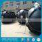 Floating marine pneumatic yokohama rubber fender with chain tyre net