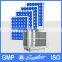 Solar power evaporative air cooler for factory air cooling