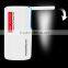 10400mAh 2 USB Interface High Capacity External Power Bank Mobile Power Station with lighting