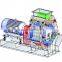 Adjustable multifunction feed hammer mill