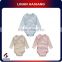 China manufacturer OEM long sleeve plain baby rompers,carter's baby clothing,organic baby clothes