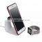Metal Desktop Charging Stand for Apple Watch and iPhone 6 6 Plus with 2 in 1 Universal Holder (white)