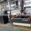 ATC woodworking cutting machine with eight tools holder and vacuum table