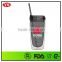 eco-friendly double wall 16oz clear acrylic tumbler with straw