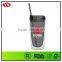 16oz insulated double wall plastic drinking tumber with straw