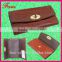 High quality cute genuine leather travel wallet of China supplier Guangzhou Fani Leather Factory