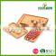 Hot selling rect bamboo tapas serving dishes , catering serving dishes