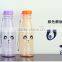 Wholesale 550ml creative plastic water bottle for outdoor sports
