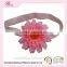 red dot fabric bow hair clasp/artificial flower hair clasp large bow headband/christmas bow headband