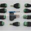 Coax Cat5 Cat6 BNC male CCTV Connector,BNC male Jack Video Balun Connectors BNC male plug
