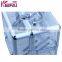 Factory Direct Sale Clear Acrylic Makeup Box Storage With 2 Removable Trays