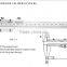 carbone steel or stainless steel mono-block vernier calipers type III
