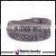 Artificial Leather Crystal Rhinestone Wrap Bracelets Bangles Hand Jewelry New 2016