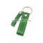 promotional leather metal key chain keyring with custom sticker logo