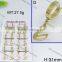 Wholesale latest gold plated pendant earring for women