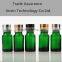 20ml green e-liquid bottle perfume frosted black glass bottle