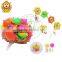 Plastic Spinning Top Candy Toy With Tattoo And Toy