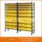 Chinese Supplier Rivet Mobile Rack With Wheels Bin Storage Cabinet