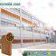 gutter type double plastic film solar greenhouse use evaporative paper cooling pad