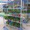 heavy duty flower transport shelf trolley