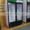 Vertical display-seriescooler with wheels/portable refrigerated display cooler /portable refrigerated coolers