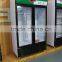 Vertical display-seriescooler with wheels/portable refrigerated display cooler /portable refrigerated coolers