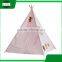 Hengwei cotton canvas children play kids single pole tipi tiendas tipi tent