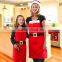 Machine Washable Hostess Gift Work Apron Customized Christmas Apron Polyester Kitchen Apron