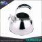 Eco-friendly Mirror Polish Whistling Stainless Steel Water Pot for Water Cooking