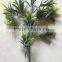 SJ2001011 artificial pine leaves for tree-like tower/decorative pine branches/fake pine fronds