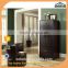 Top quality American design retro vintage style top grain Leather/PU storage wine cabinet for livingroom furniture