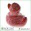 cheap coin box lovely design flower patterns duck shaped ceramic animal piggy bank