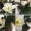 Top quality window display decorative artificial magnolia wreath