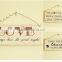 High Grade Fine Welcome Card Handmade Wood Doorplate for Shop