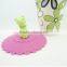 Food grade silicone rubber Anti-dust Airtight Seal Silicone Drink Cup Lids with cat head shape