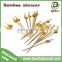 Factory Disposable Colored Bamboo decorative skewers