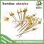 Factory Disposable Colored Bamboo decorative skewers