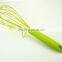 13014 silicone kitchenware egg whisk with rubber handle with holder